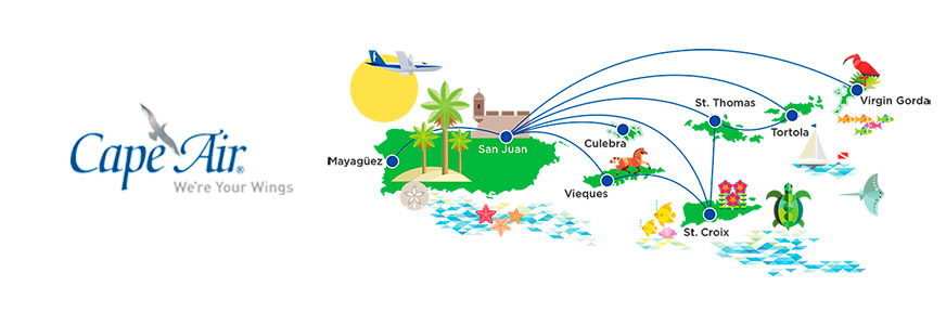 Cape Air San Juan / Mayaguez / Culebra / Vieques
