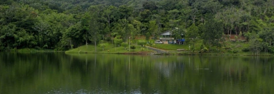 Lago garza en Adjuntas, Puerto Rico